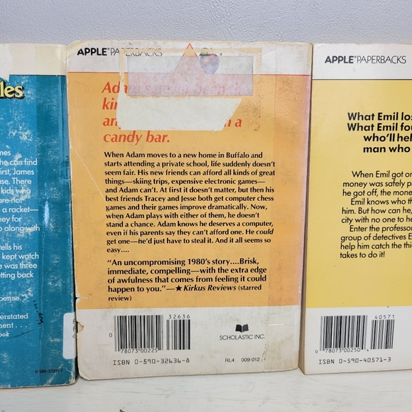 6 Book Bundle Scholastic Apple Set 6 Chapter Books Vintage Modern Mix Fiction - Picture 12 of 16